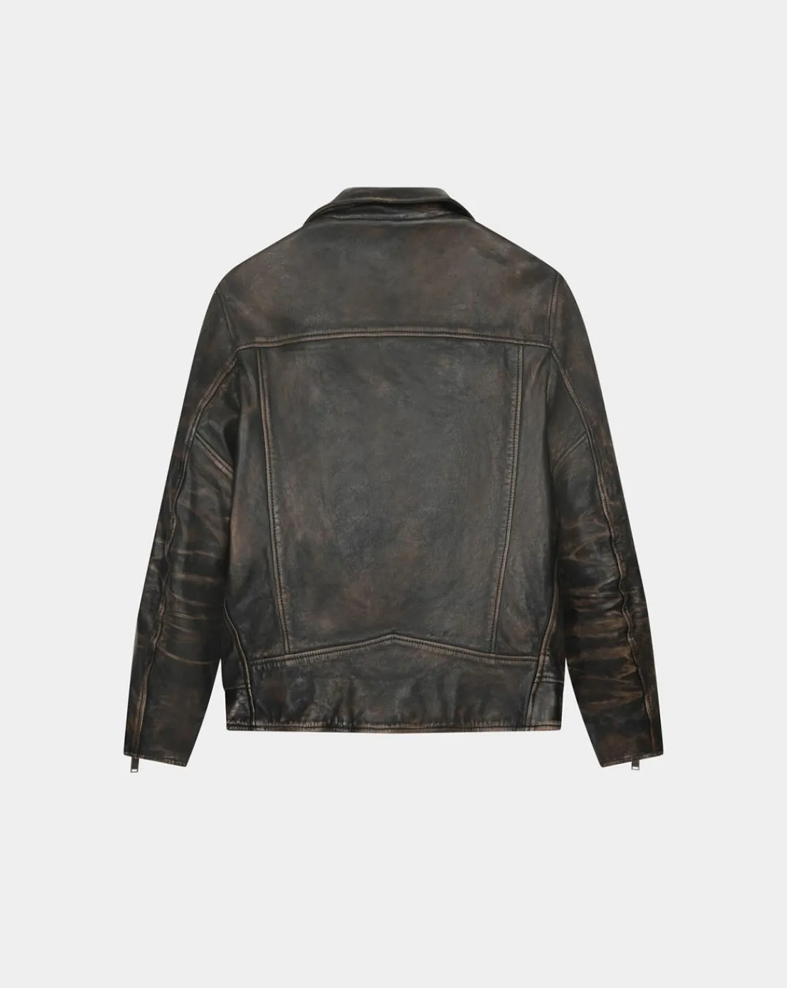 Flash Sale Chevignon Blouson En Cuir Biker Blouson En Cuir Vieilli