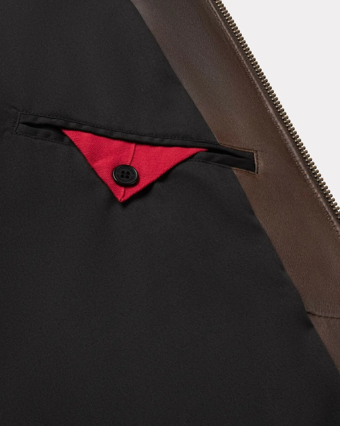 Shop Chevignon Blouson En Cuir Wheel Cacao Blouson En Cuir Avec Capuche Amovible