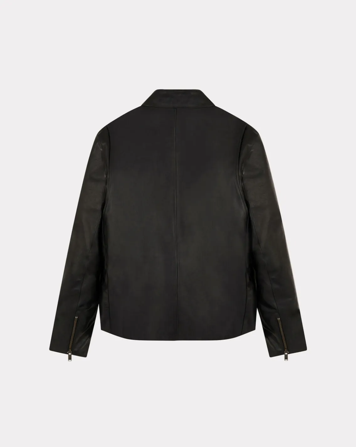 Hot Chevignon Blouson En Cuir Wheely Noir Blouson Motard En Cuir De Vachette