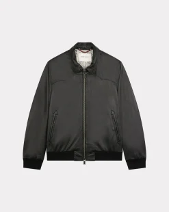 Cheap Chevignon Blouson Yoke Godzila Noir Blouson En Cuir D'Agneau