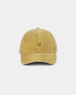 Best Sale Chevignon Casquette City Cap Wash Jaune Casquette Brodee Effet Lave