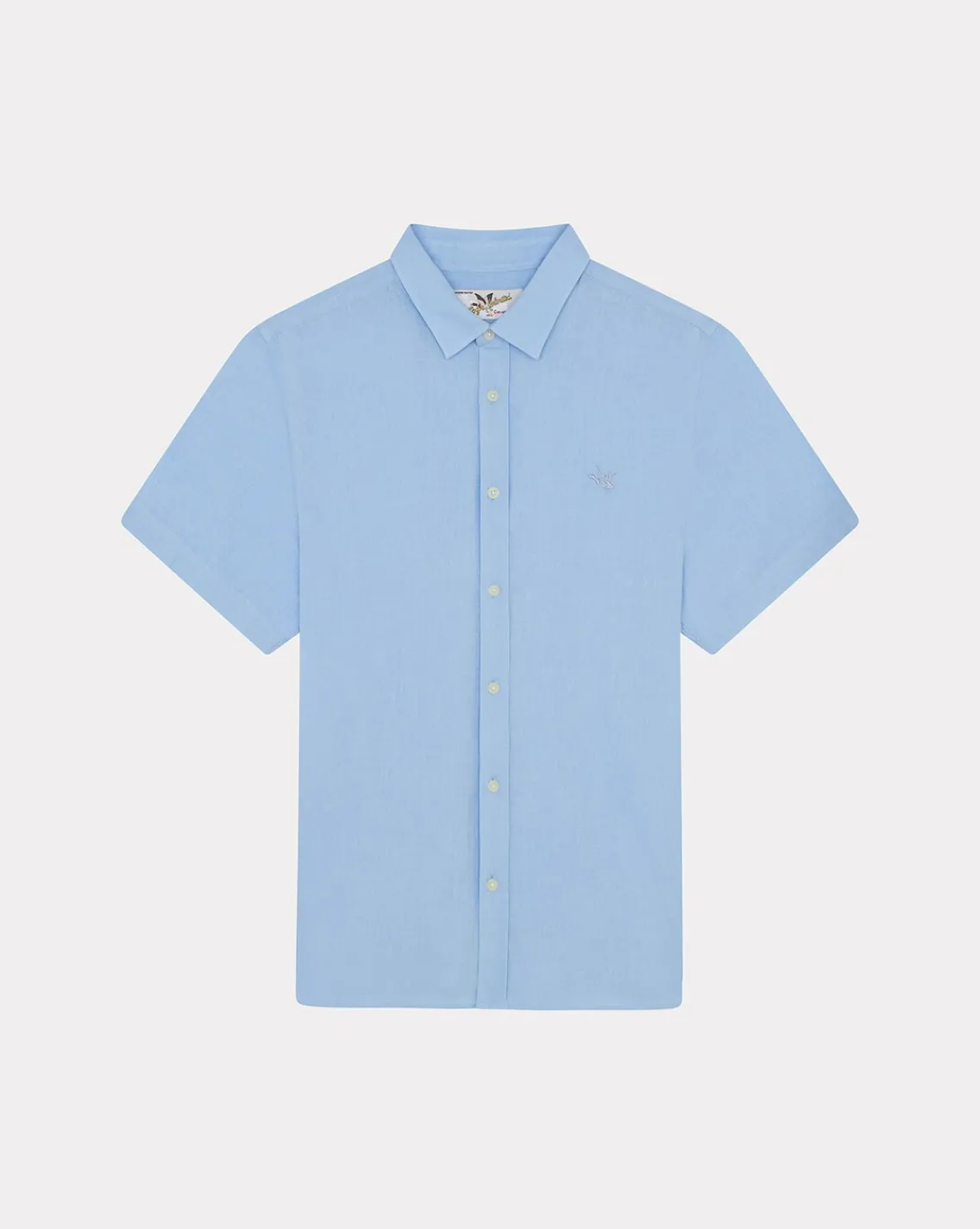 Online Chevignon Chemise Lin Short Togs Bleu Chemise En Lin Coupe Straight