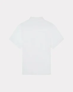 Store Chevignon Chemise Lin Short Togs Blanc Chemise En Lin Coupe Straight