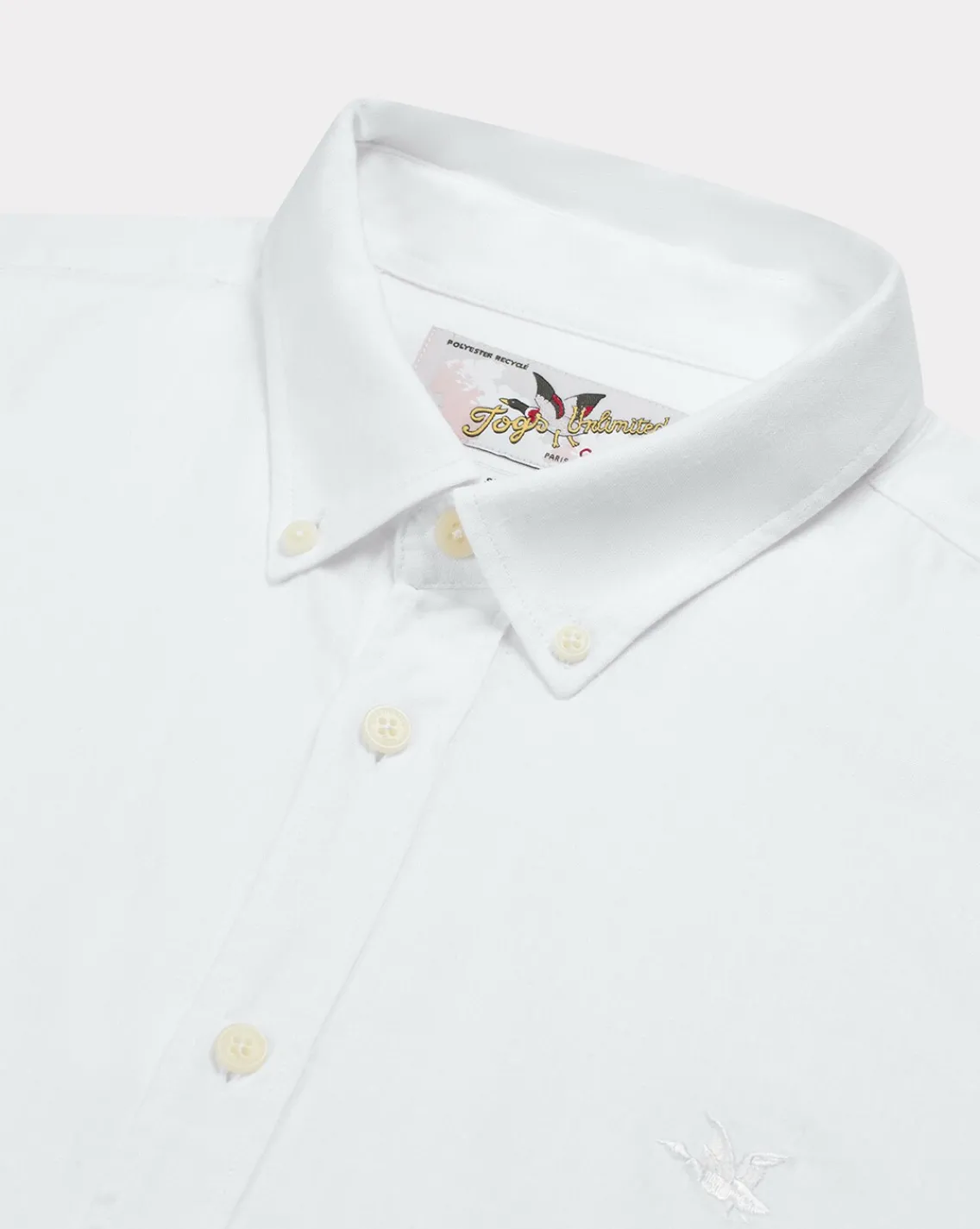 New Chevignon Chemise Lin Togs Blanc Chemise En Lin Coupe Straight