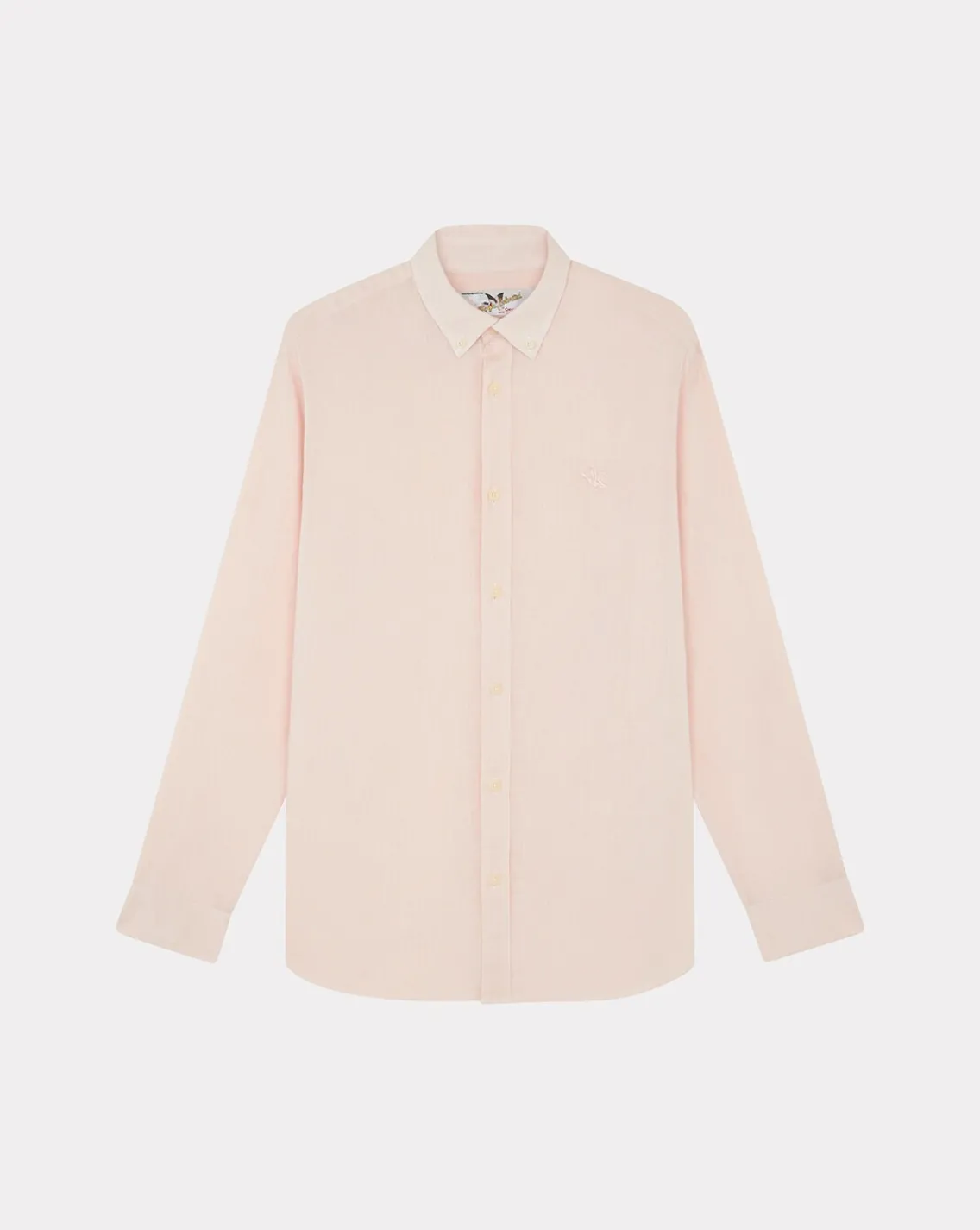 New Chevignon Chemise Lin Togs Vieux Rose Chemise En Lin Coupe Straight