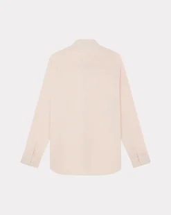 New Chevignon Chemise Lin Togs Vieux Rose Chemise En Lin Coupe Straight