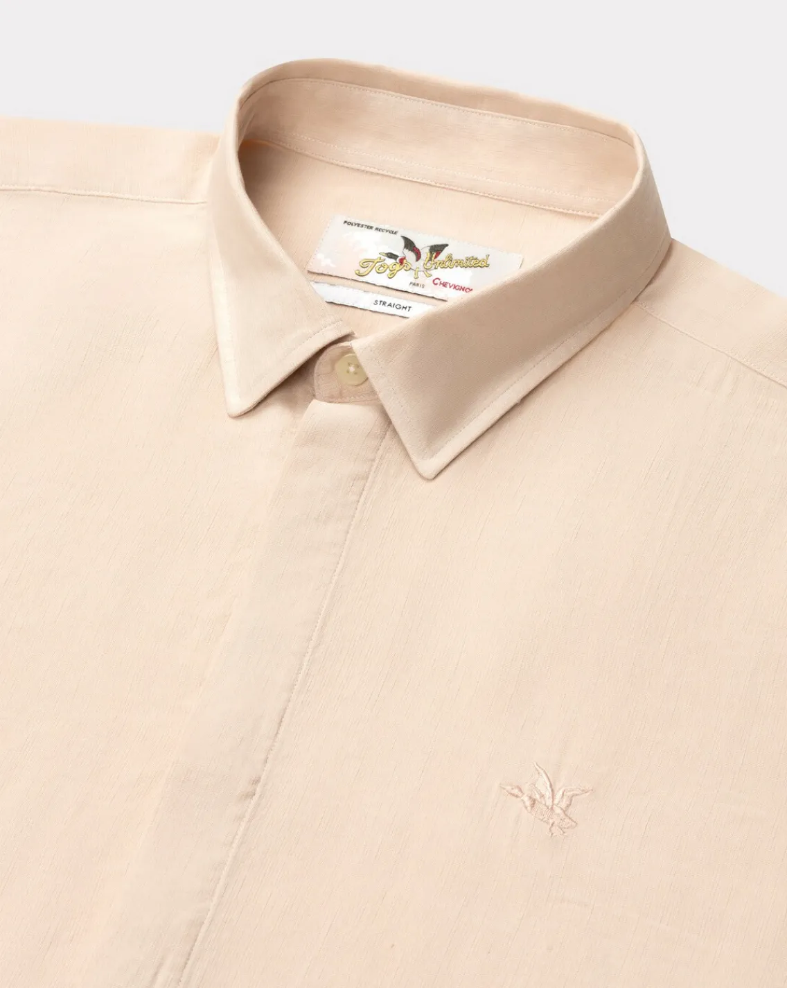 Fashion Chevignon Chemise Linen Togs Manches Courtes Rose Chemise Manches Courtes En Lin