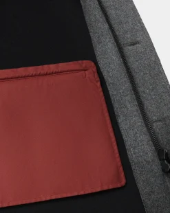 Outlet Chevignon Manteau Duffle 2 Gris Manteau Duffle-Coat En Laine