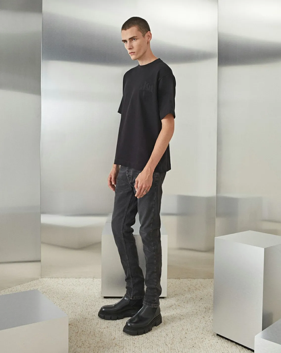 Flash Sale Chevignon Pantalon Denim Grey Jean Eco-Responsable Coupe Ajustee
