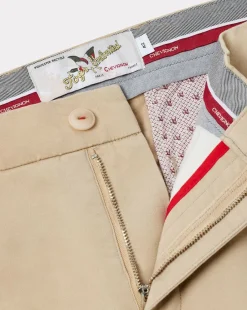 Outlet Chevignon Pantalon Duck Chino Beige Pantalon Chino Coupe Ajustee