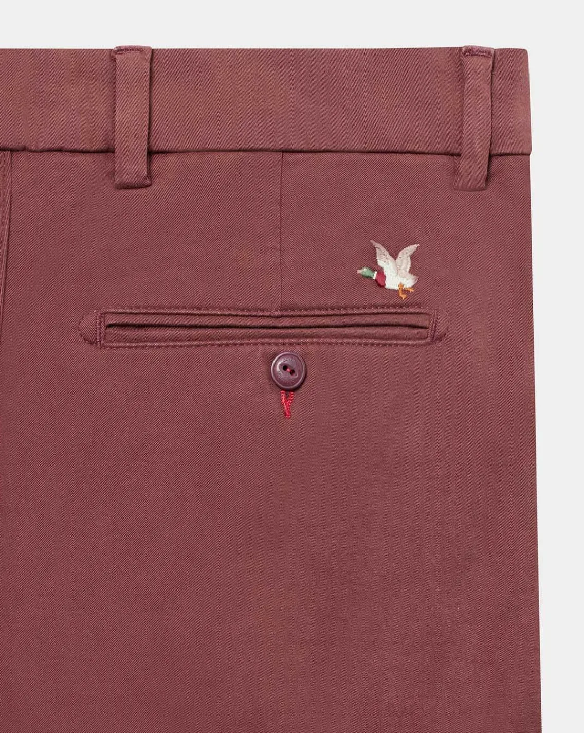 Online Chevignon Pantalon Duck Chino Burgundy Pantalon Chino Coupe Ajustee
