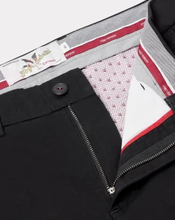 Online Chevignon Pantalon Duck Chino Noir Pantalon Chino Coupe Ajustee