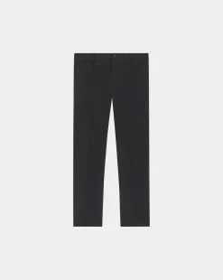 Fashion Chevignon Pantalon Street Suit Pant Noir Pantalon De Costume Coupe Ajustee