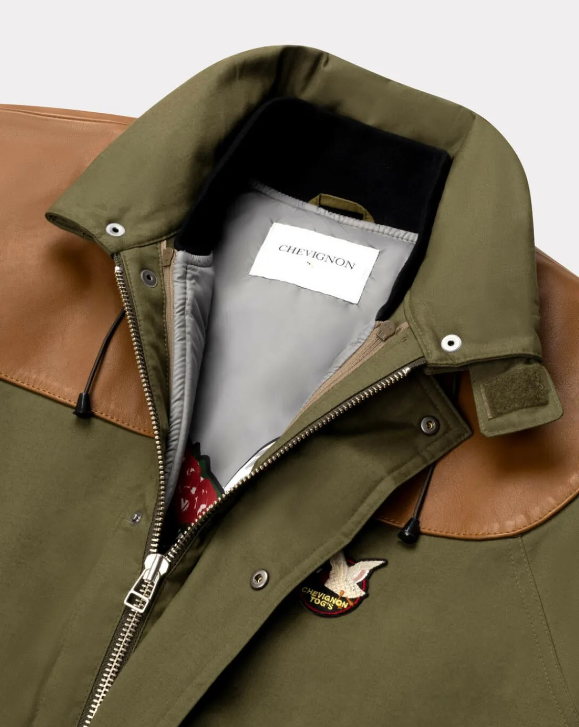 Best Sale Chevignon Parka Two Ducks Kaki Parka Avec Doudoune Amovible