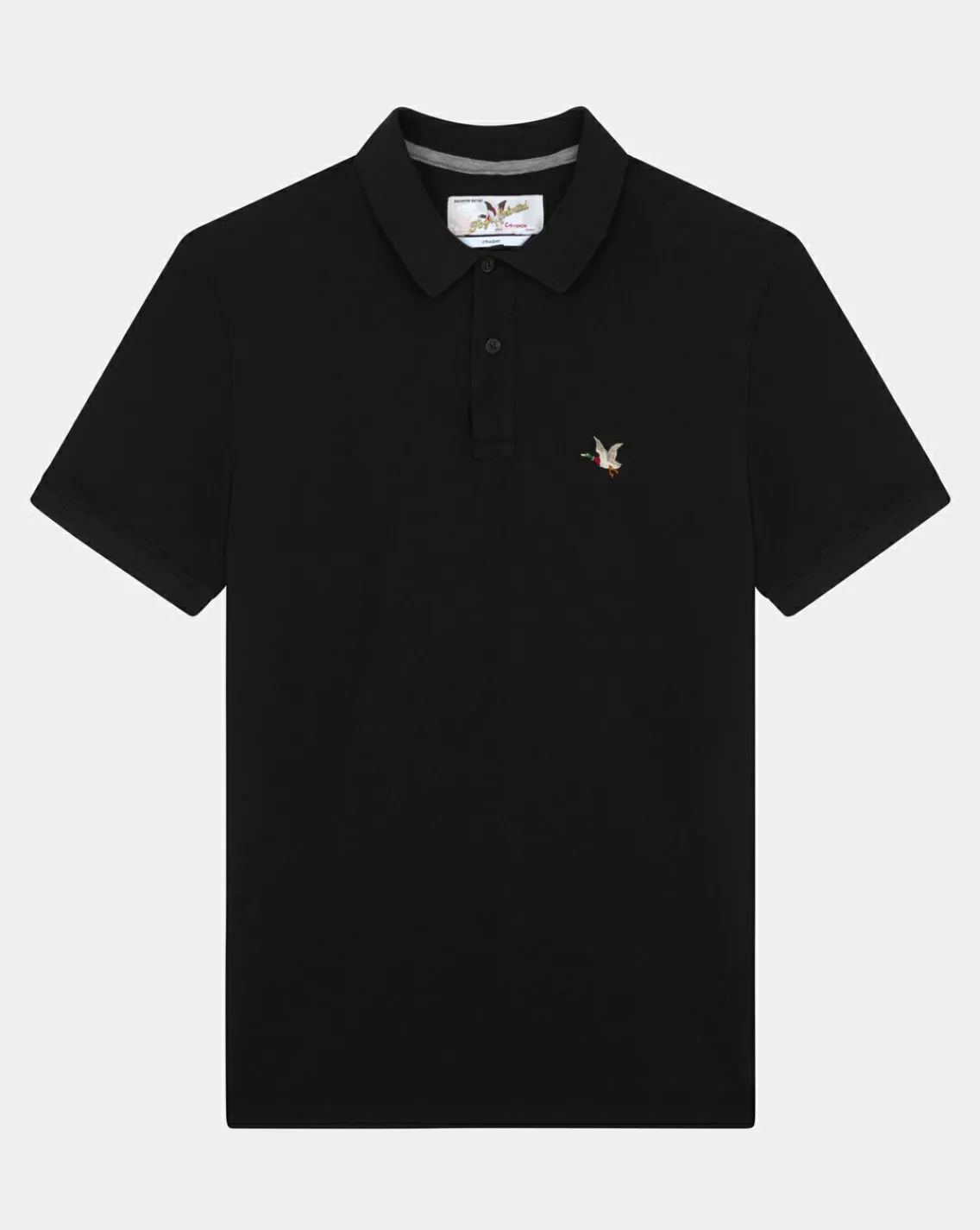 Sale Chevignon Polo Togs Noir Polo 100% Coton Biologique Et Coupe Droite