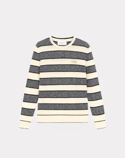 Shop Chevignon Pull City Mini Stripes Bleu Marine Pull Fin A Rayures