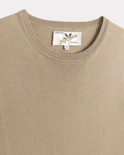 Cheap Chevignon Pull U Togs Beige Pull Col Rond Broderie Canard