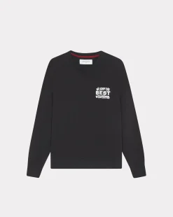 Cheap Chevignon Sweatshirt Best Sweat 2 Noir Sweatshirt Imprime Coupe Ample