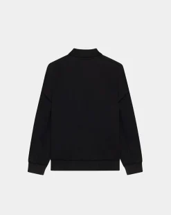 Discount Chevignon Sweatshirt Polo Sweat Noir Sweat Col Polo, 100% Coton