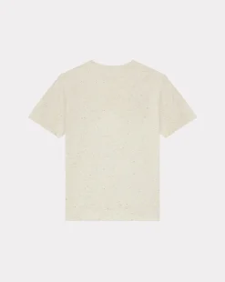 Online Chevignon T-Shirt Best Tee Neps Ecru T-Shirt Ample Imprime En Coton