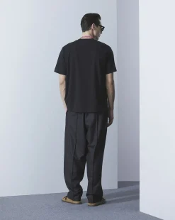 Outlet Chevignon T-Shirt City Tee Oversize Noir T-Shirt Logo Signature