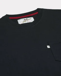 New Chevignon T-Shirt Duck Color Tee Noir T-Shirt A Poche Col Rond