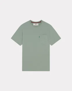 Cheap Chevignon T-Shirt Duck Color Tee Vert T-Shirt A Poche Col Rond