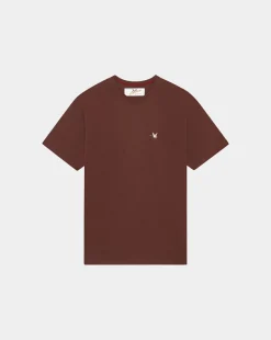 Store Chevignon T-Shirt Duck Tee Burgundy T-Shirt Col Rond
