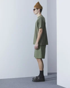 Outlet Chevignon T-Shirt Tee 90 Oversize Vert T-Shirt En Jersey Coupe Ample