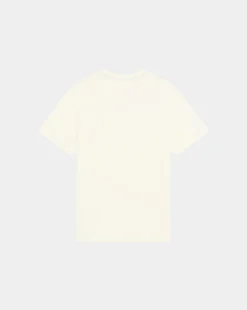 Discount Chevignon T-Shirt T-Togs Ecru T-Shirt Uni Manches Courtes 100% Coton Biologique
