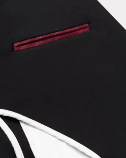 Outlet Chevignon Veste Street Suit Noir Veste De Costume Coupe Ajustee
